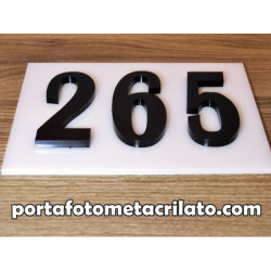 Placa Numeración