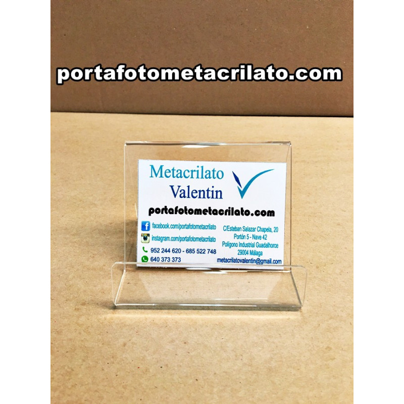 Expositor tarjetas de visita