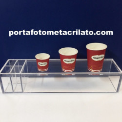Expositor vasos heladeria